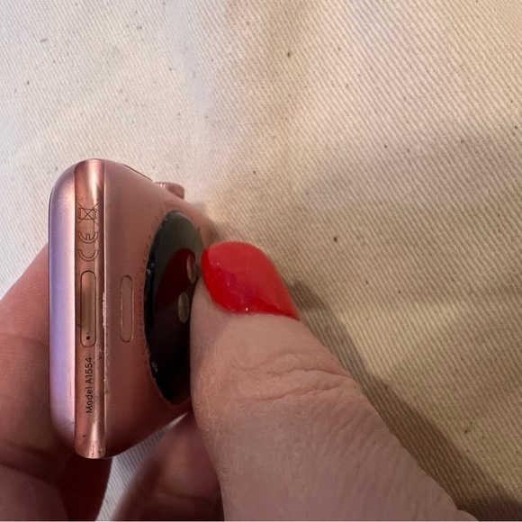 Apple ๐ PARTS ONLY ๐ i iWatch 1st Generation Model A1554 42MM Rose Gold - Picture 4 of 6